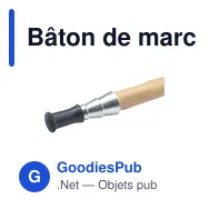 Bâton de marche personnalisable CleanWalk avec logo - Miniature 4