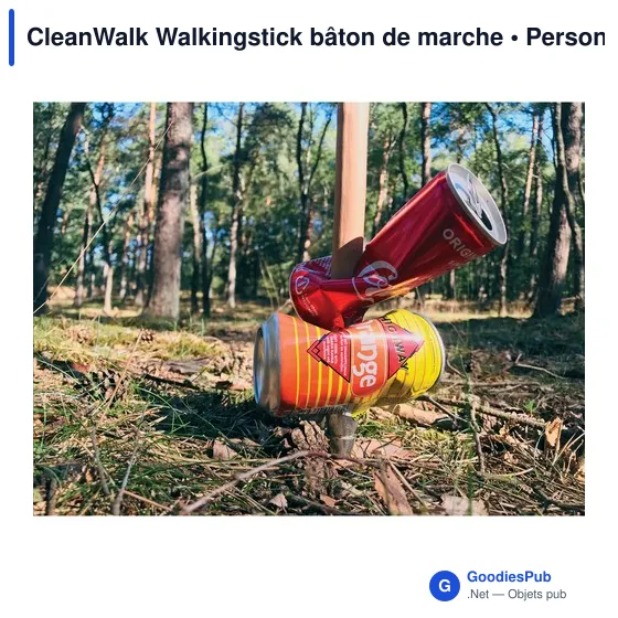 Bâton de marche personnalisable CleanWalk avec logo - Image 9