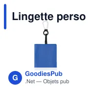 Lingette personnalisable en RPET pour logo - CLEAR - Miniature 12