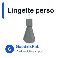 Lingette personnalisable en RPET pour logo - CLEAR - Miniature 6