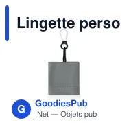 Lingette personnalisable en RPET pour logo - CLEAR - Miniature 7
