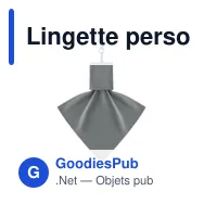 Lingette personnalisable en RPET pour logo - CLEAR - Miniature 8