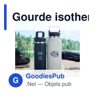 Gourde isotherme personnalisable avec logo pour entreprises - Miniature 7
