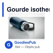 Gourde isotherme personnalisable avec logo pour entreprises - Miniature 8
