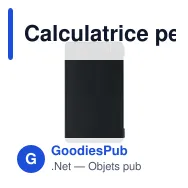 Calculatrice personnalisable avec tablette LCD - CLERKavec logo - Miniature 3