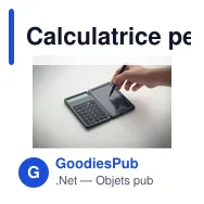 Calculatrice personnalisable avec tablette LCD - CLERKavec logo - Miniature 6