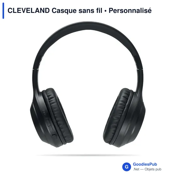 Casque audio sans fil personnalisable avec logo - CLEVELAND - Image 2