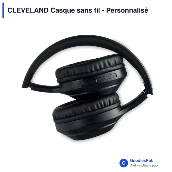 Casque audio sans fil personnalisable avec logo - CLEVELAND - Image 3