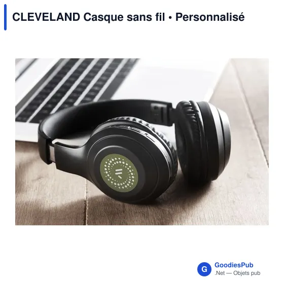 Casque audio sans fil personnalisable avec logo - CLEVELAND - Image 4