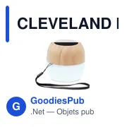 CLEVELAND Haut-parleur sans fil en bambou - Miniature 2