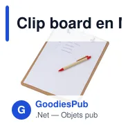 Clip board en MDF Gabriel - Miniature 5