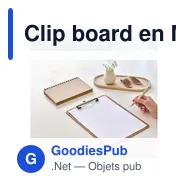 Clip board en MDF Gabriel - Miniature 6