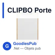 CLIPBO Porte-bloc en bambou A4 - Miniature 4