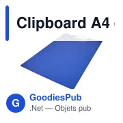 Clipboard A4 en plastique Nushi - Miniature 4