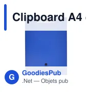 Clipboard A4 en plastique Nushi - Miniature 5