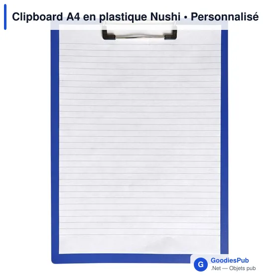 Clipboard A4 en plastique Nushi - Image 7