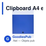 Clipboard A4 en plastique Nushi - Miniature 9