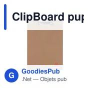 ClipBoard pupitre personnalisable avec logo - Presse-papiers pratique - Miniature 1