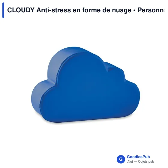 CLOUDY Anti-stress en forme de nuage - Image 1