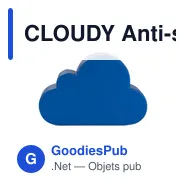 CLOUDY Anti-stress en forme de nuage - Miniature 2