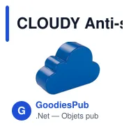 CLOUDY Anti-stress en forme de nuage - Miniature 3