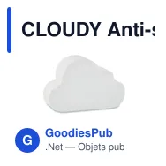 CLOUDY Anti-stress en forme de nuage - Miniature 5