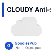 CLOUDY Anti-stress en forme de nuage - Miniature 6