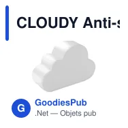 CLOUDY Anti-stress en forme de nuage - Miniature 7