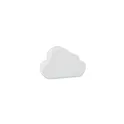 Variante blanc - CLOUDY Anti-stress en forme de nuage