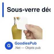 Sous-verre décapsuleur personnalisable avec logo - Coaster Opener - Miniature 3