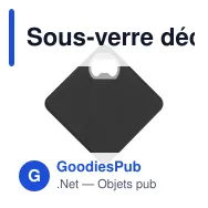 Sous-verre décapsuleur personnalisable avec logo - Coaster Opener - Miniature 6