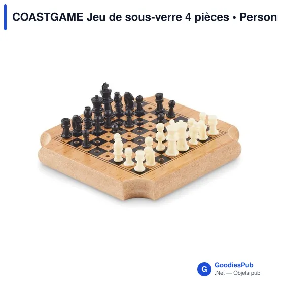 COASTGAME Jeu de sous-verre 4 pièces - Image 2