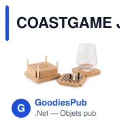 COASTGAME Jeu de sous-verre 4 pièces - Miniature 3