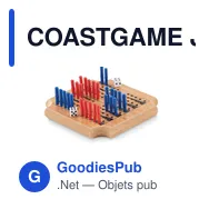 COASTGAME Jeu de sous-verre 4 pièces - Miniature 5