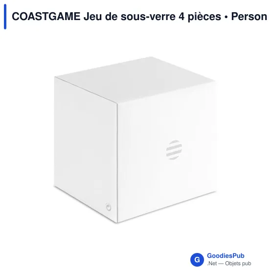 COASTGAME Jeu de sous-verre 4 pièces - Image 6