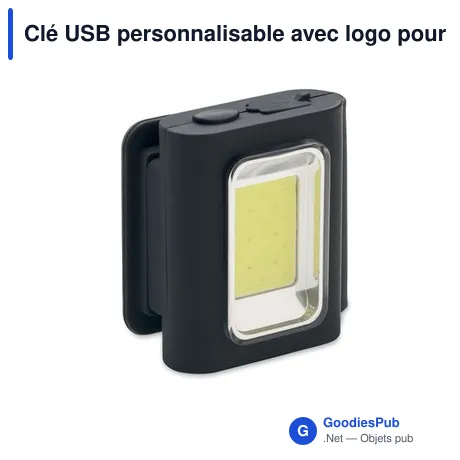 Clé USB personnalisable avec logo pour objets publicitaires