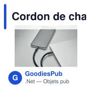 Cordon de charge personnalisable 60W avec logo - COCHARGE - Miniature 3