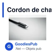 Cordon de charge personnalisable 60W avec logo - COCHARGE - Miniature 7
