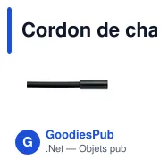 Cordon de charge personnalisable 60W avec logo - COCHARGE - Miniature 9