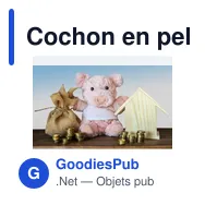 Cochon en peluche personnalisable avec logo - Tailyssia - Miniature 2