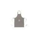 Variante gris - Tablier personnalisable en coton recyclé avec logo - Cocina GRS