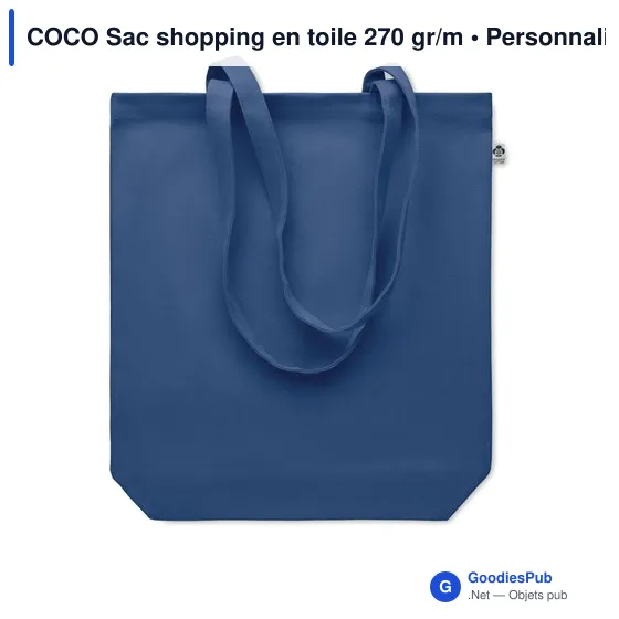 COCO Sac shopping en toile 270 gr/m - Image 8