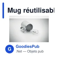 Mug réutilisable personnalisable COCOA avec logo - 400ml - Miniature 7