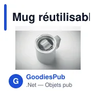Mug réutilisable personnalisable COCOA avec logo - 400ml - Miniature 8