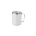 Variante blanc - Mug réutilisable personnalisable COCOA avec logo - 400ml