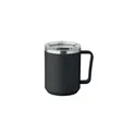 Variante noir - Mug réutilisable personnalisable COCOA avec logo - 400ml