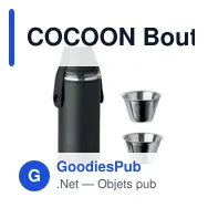 COCOON Bouteille avec gobelets - Miniature 1