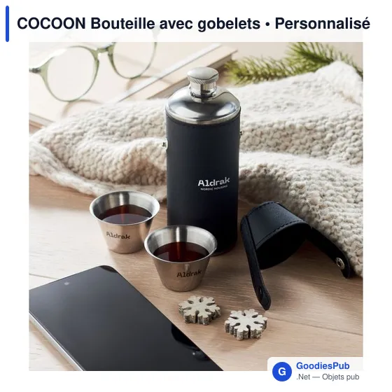 COCOON Bouteille avec gobelets - Image 3
