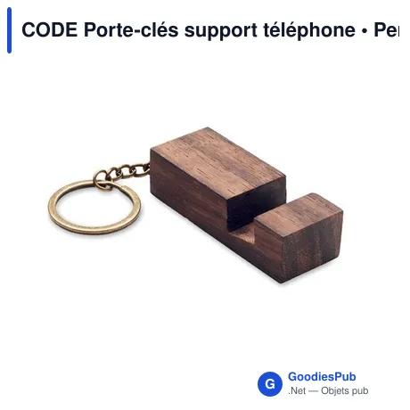 CODE Porte-clés support téléphone