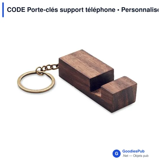 CODE Porte-clés support téléphone - Image 1